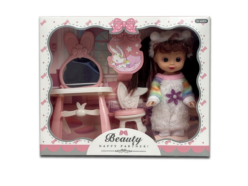 A 6-Inch Girl Playing House