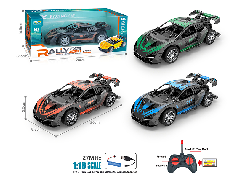 27MHz 1:18 Lamborghini 4-Channel Remote Control Car(Included Batteries)