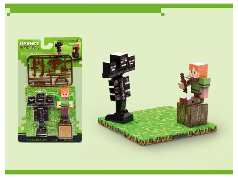 Magnetic Building Blocks-Art creation (Card board)