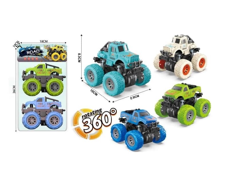 Double Friction/Four-Wheel Drive/Stunt Drag Scalp Truck