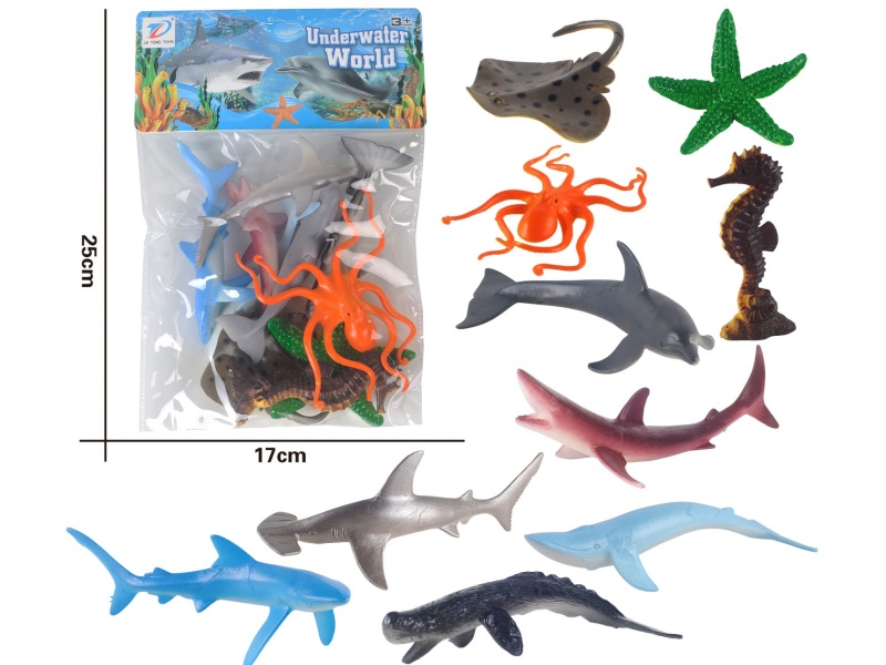 Pvc Simulates Ocean 10Pcs