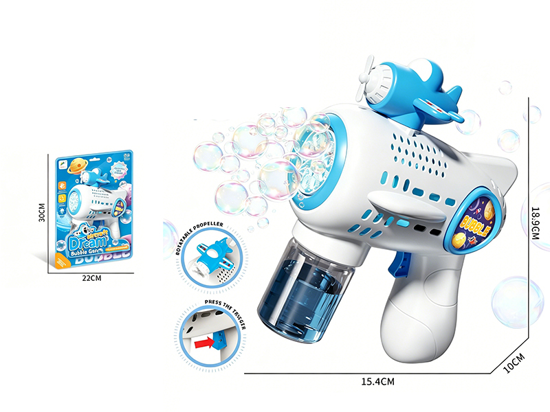 12 Holes B/O Airplane Bubble Gun