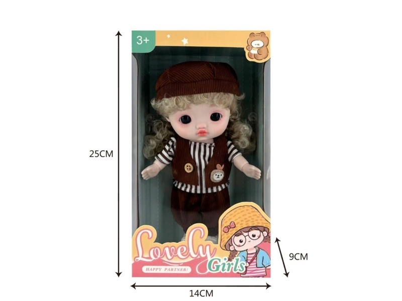22Cm 3D Real Eye Fun Doll