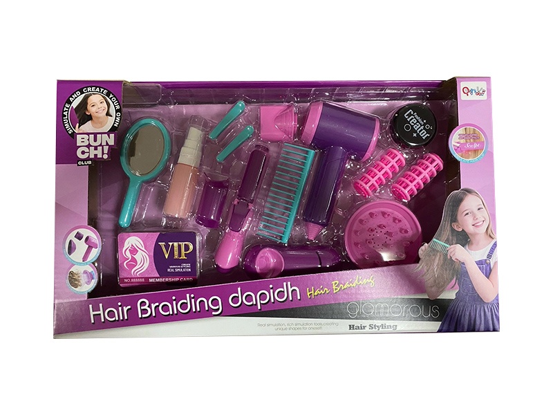 Beauty Salon Hair Dryer & Hair Straightener Set(16PCS)