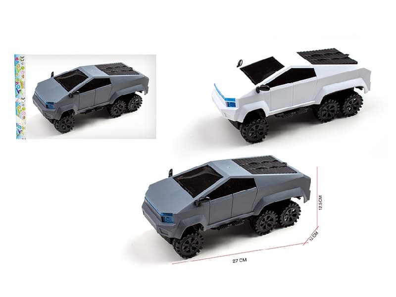 Six-Wheel Tesla Friction  Car