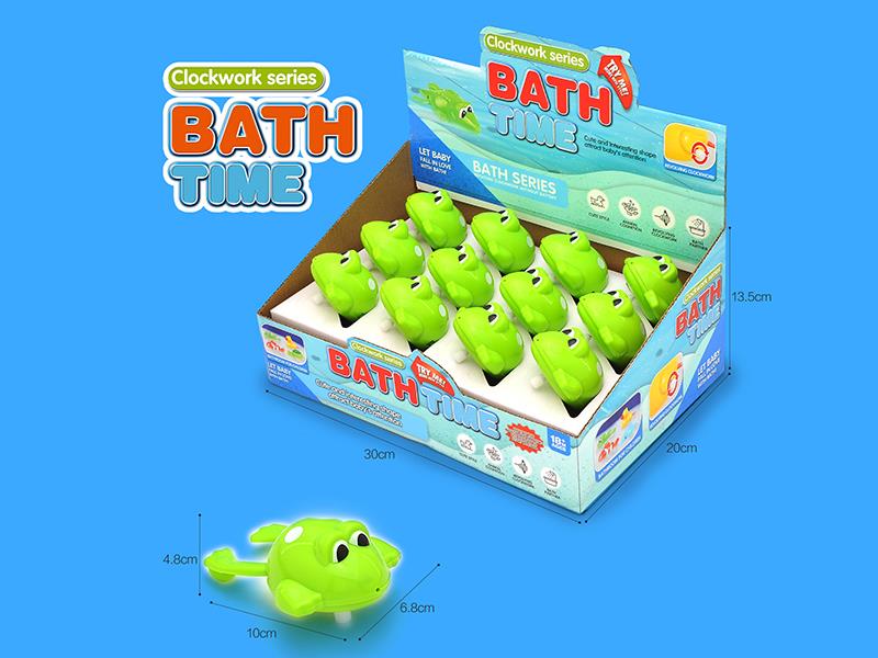 Wind Up Swimming Frog Toy 12PCS