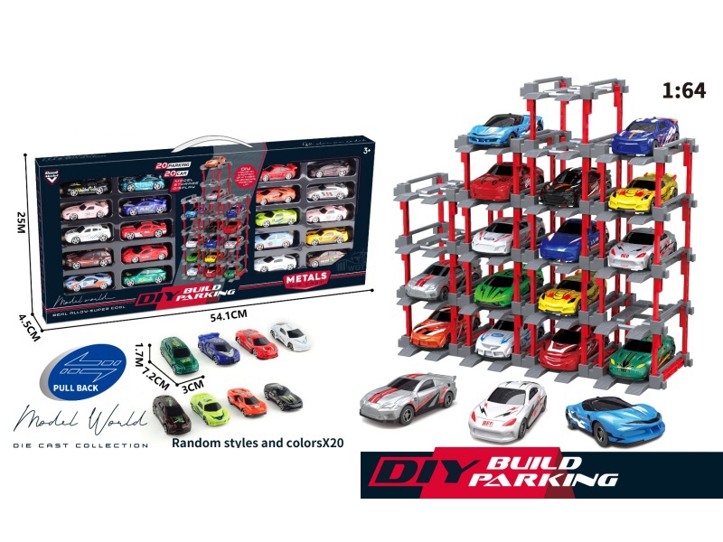 1: 64. Sliding Alloy Car