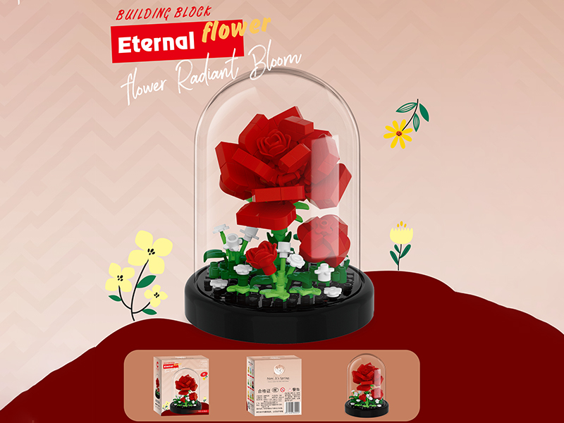 Rose Building Blocks 182PCS