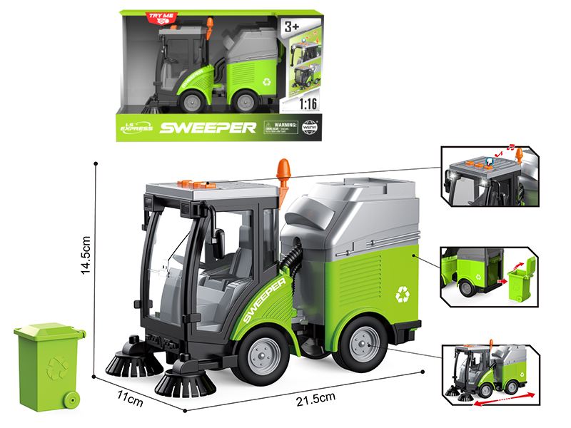 1:16 Friction Sweeper(With Light And Sound)
