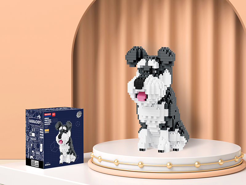 Schnauzer Small Particle Building Blocks(934PCS)