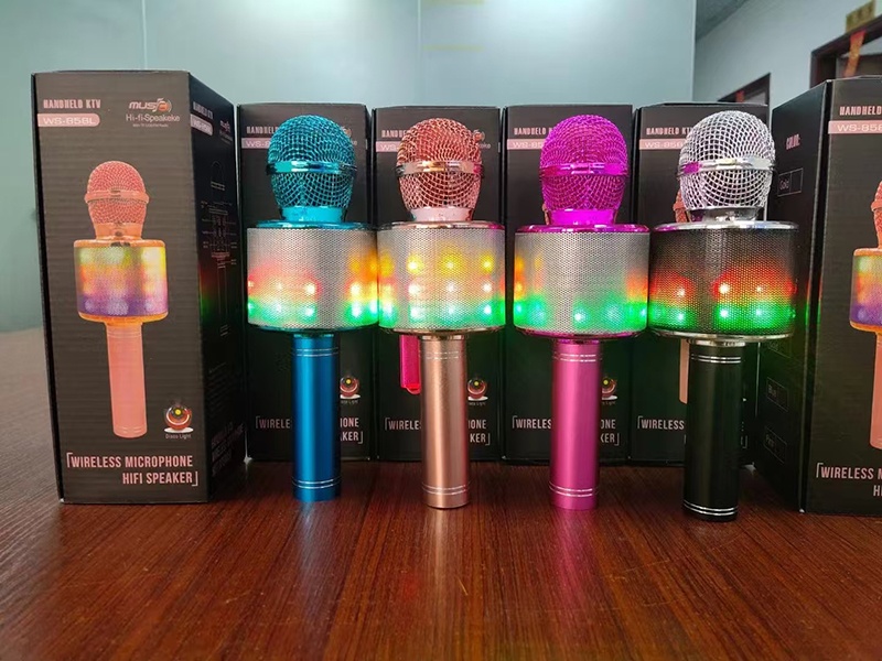 Bluetooth Microphone(With Lights, High Configuration)