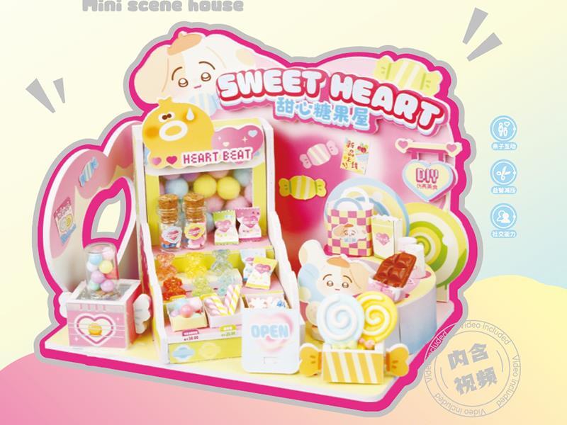 Mini Scene House - Sweetheart Candy House