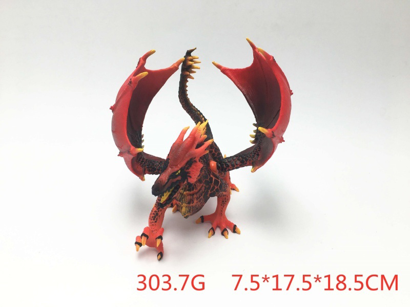 Black Lava Dragon (Its Mouth Can Open And Close)