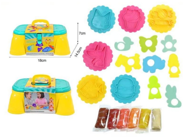 Hand-Held Storage Chair Clay Set