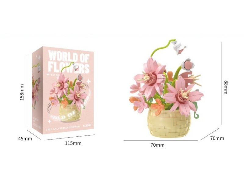 Building Blocks: 155 Pcs Of Lily Baskets