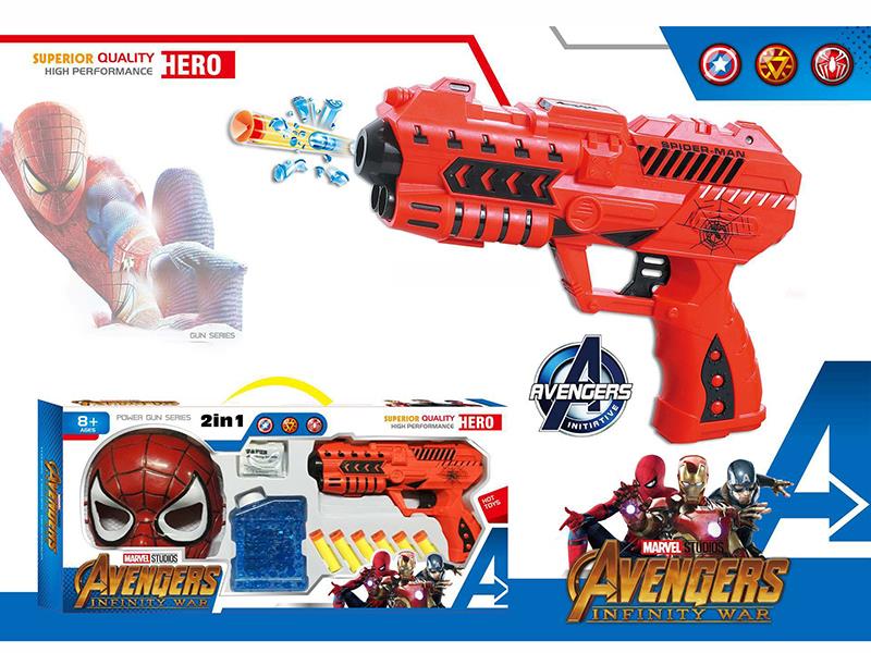 Water Bullet Gun /Eva Soft Bullet Gun Spider-Man