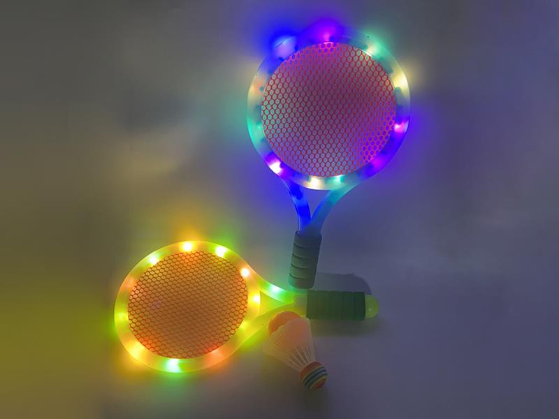 35*20CM Tennis Rackets With Light(2 Rackets,2 Balls)