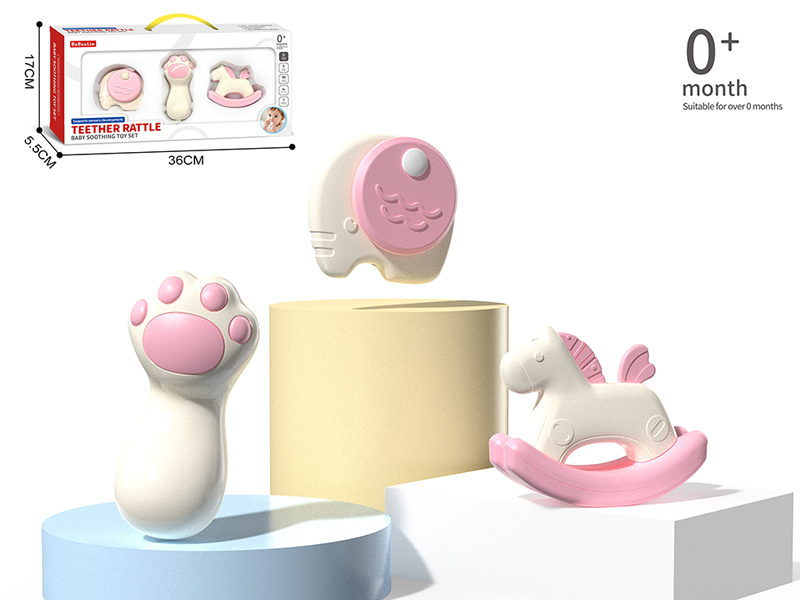 Baby Rattles Set 3pcs(Can Be Boil)