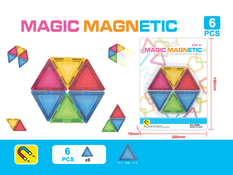 Magnetic Building Blocks(6pcs)