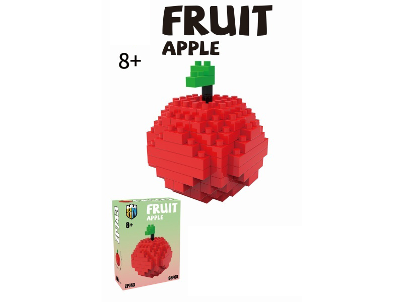 Apple Building Block Fruit Series 98 PCS
