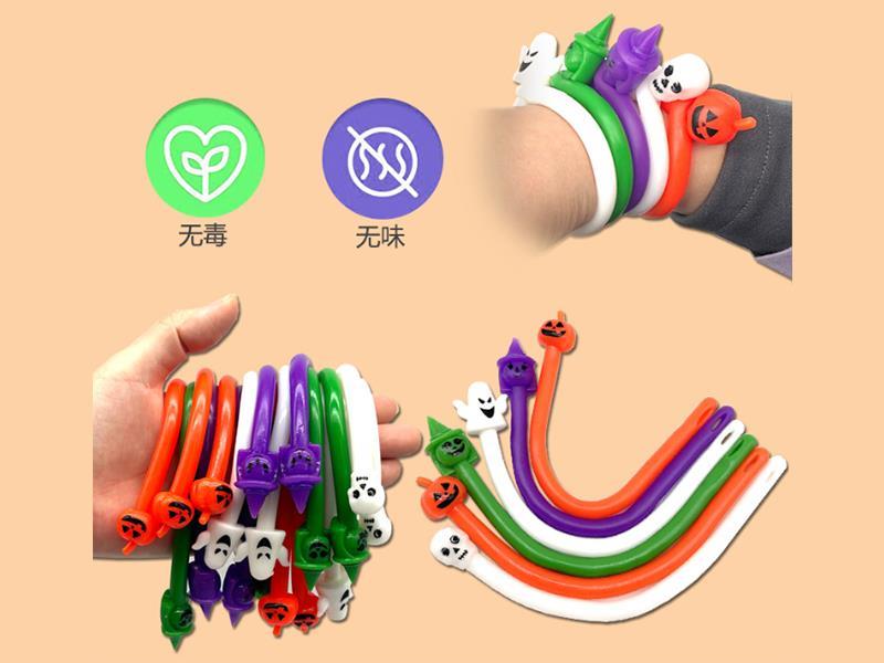 TPR Halloween Stretch Rope Bracelet Decompression toy