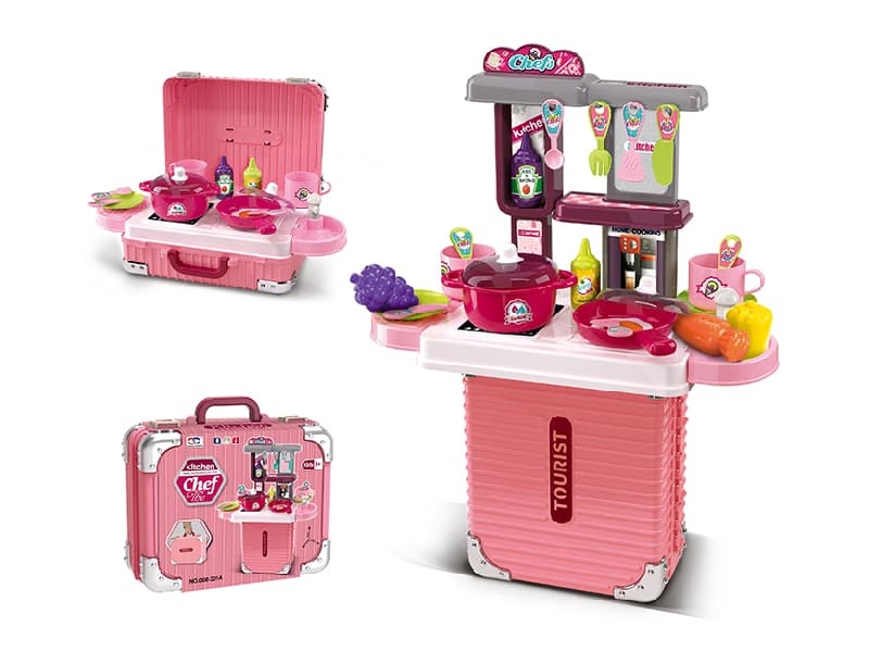 Kitchen Play Set Suitcase