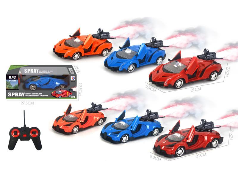1:24 R/C Simulated Sports Car With Spray