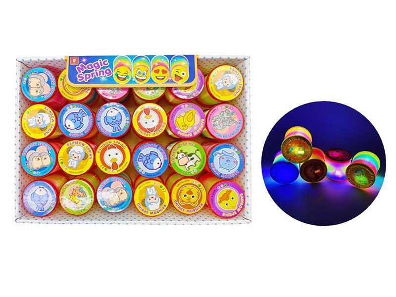 Cartoon Animals  Rainbow Circle With Light 24pcs