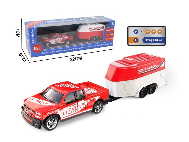 High-Precision Mini Remote Control Car With Trailer