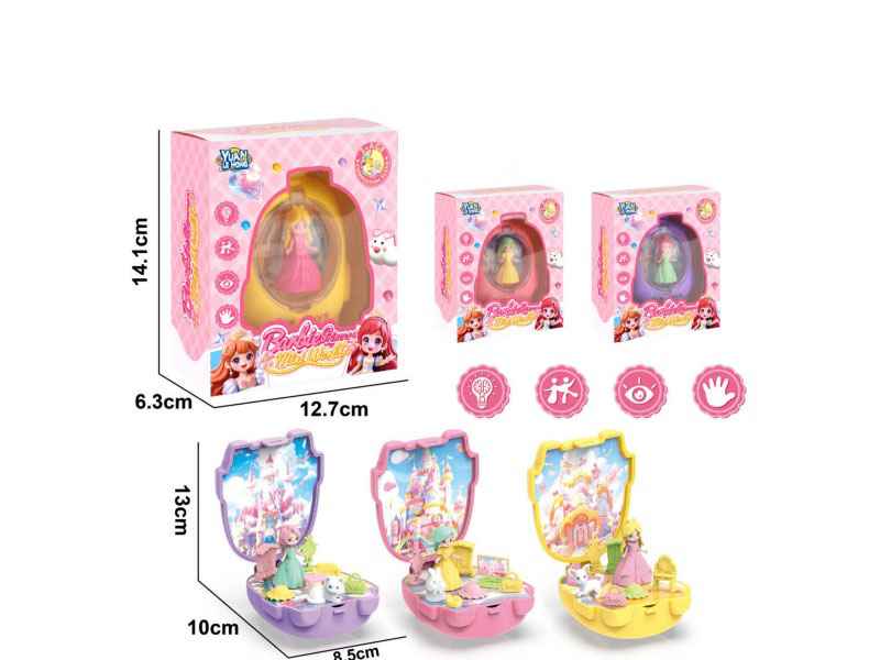 Micro-Scene Storage Princess Set