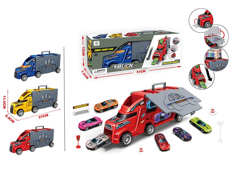 Truck Carry Case With Alloy Cars