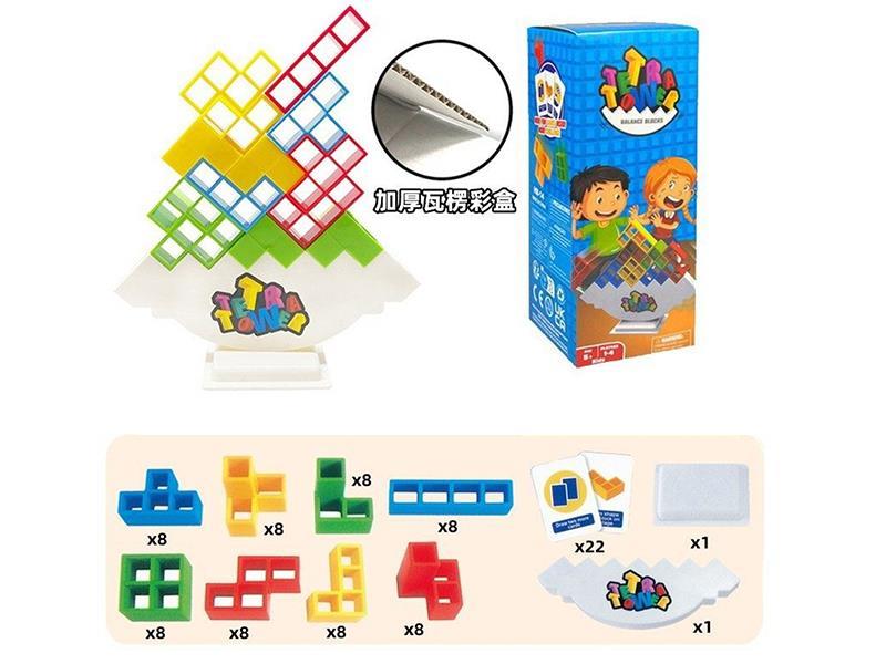 Tetris Balance Tower Building Blocks 64pcs