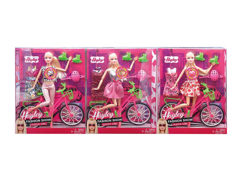 Hayley Fashion Show Vogue Girl Bicycle Set With Lights And Music