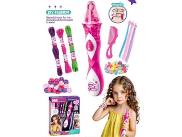 Electric Rope Braiding Kit (2 Aa Batteries Without Battery Pack)