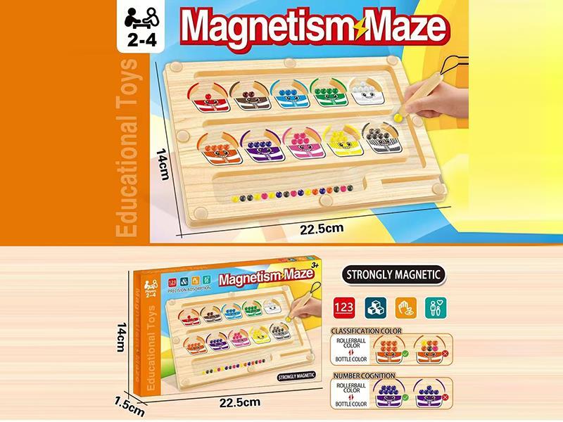 Puzzle Magnetic Bead Maze