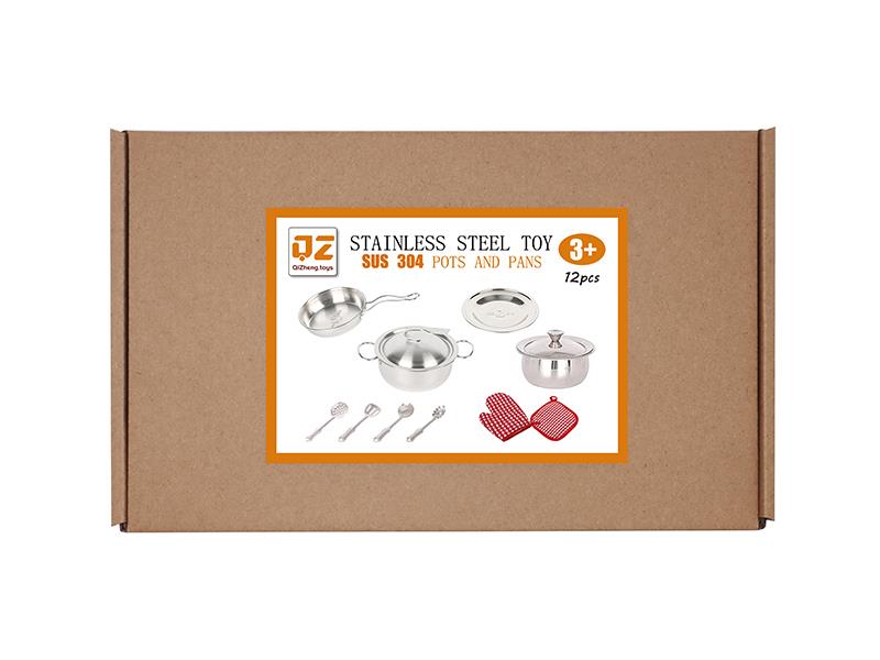 304 Stainless Steel Tableware Toys 12pcs