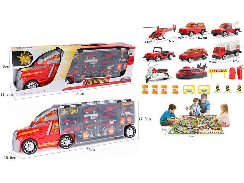 Fire Control Trailer With Alloy Car