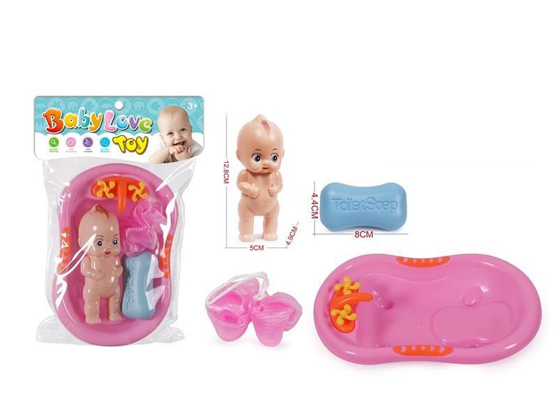 Small Doll Bathtub Toys (Dolls, Soap, Bath Balls)