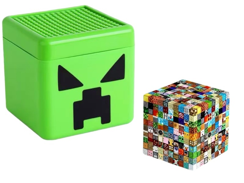200pcs Magnetic Cube Building Blocks +10pcs Dolls