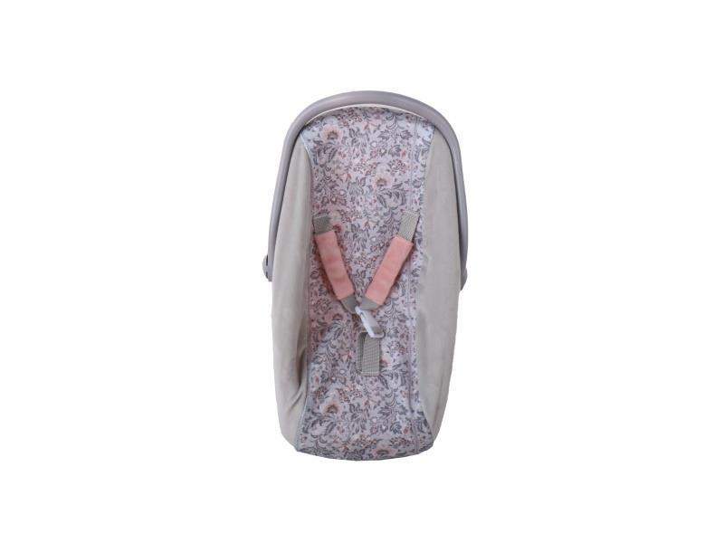 16-Inch Full-Body Rubber Hands-Filled Cotton Doll Sleeping Basket One Color