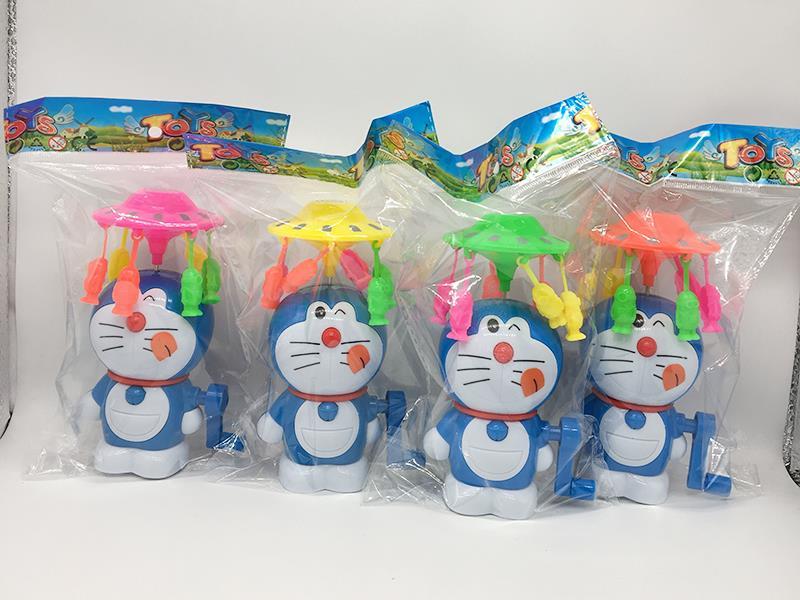 Doraemon Hand-Cranking Carousel Toys With Lights