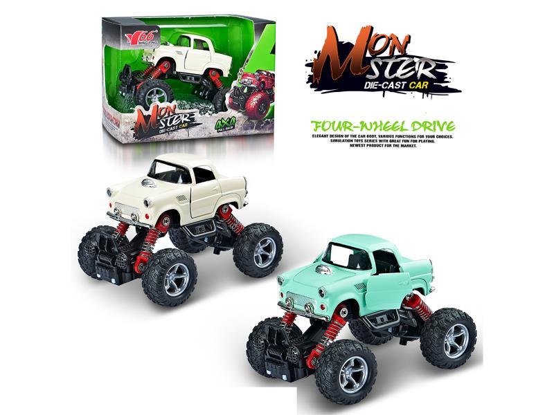 1:36 Q Version Alloy Return Force Simulation Climbing Wheel