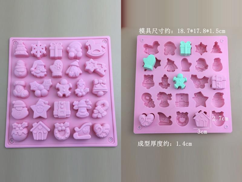 Christmas Snowflake Shaped Silicone Mold