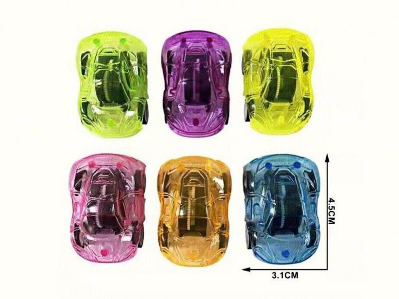 Pull Back Transparent Car
