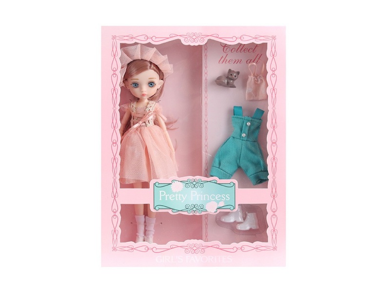 10" Fashion Doll With Clothes