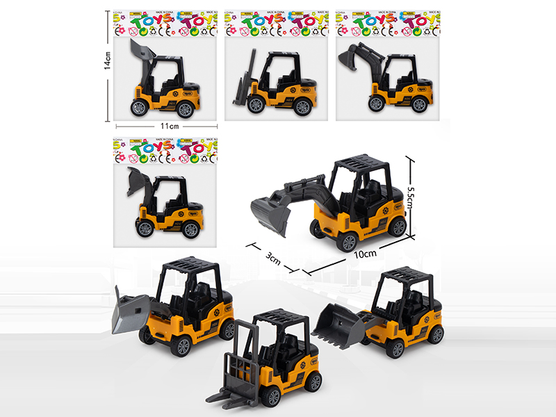 Pull Back Engineering Truck 1pcs