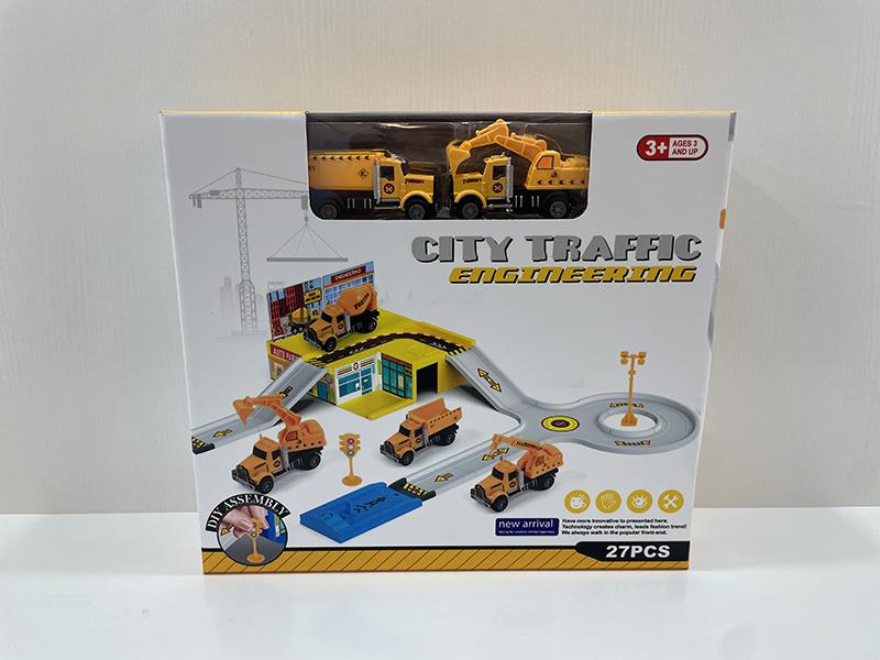 City Traffic Engineering Series Rail Truck Toy