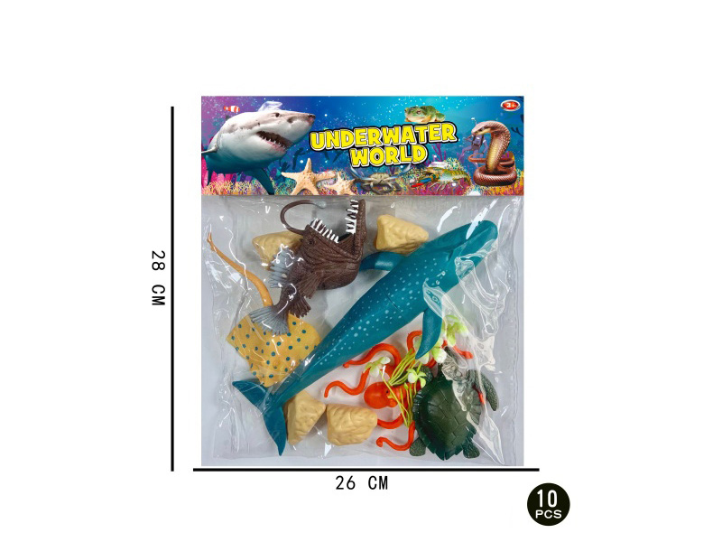 Marine Animal Combination: 10 Pcs
