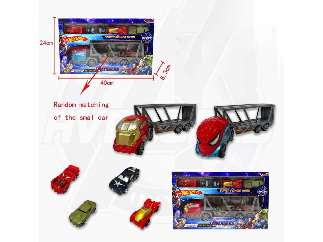 Avengers Drag Cart Inertia Car +6 Rebound Carts, Random Carts In The Cart Cart