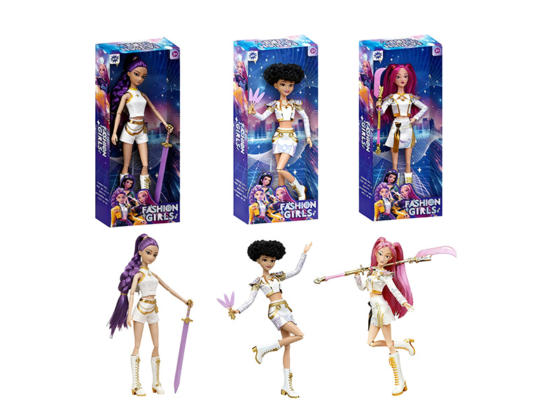 K-POP Demon Hunters Doll With Weapon(Music Edition)